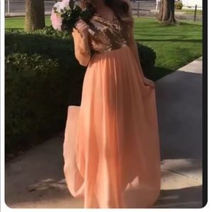 Rose Gold Dress